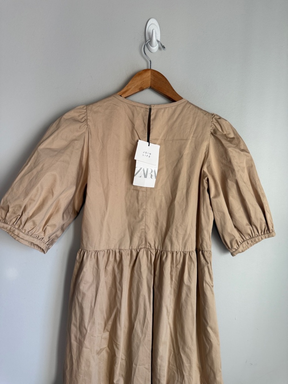 NEW Zara asymmetrical poplin dress Small - Picture 5 of 10